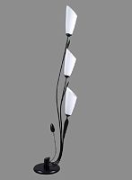 Торшер напольный фигурный (светильник) Мелодия Света плафоны из стекла Черный картинка 